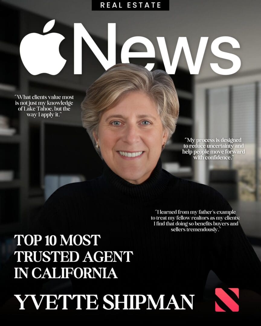 Magazine cover featuring a real estate agent.
